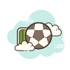 Soccer ball icon